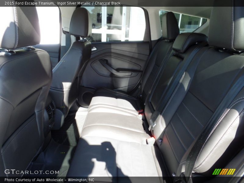 Ingot Silver Metallic / Charcoal Black 2015 Ford Escape Titanium