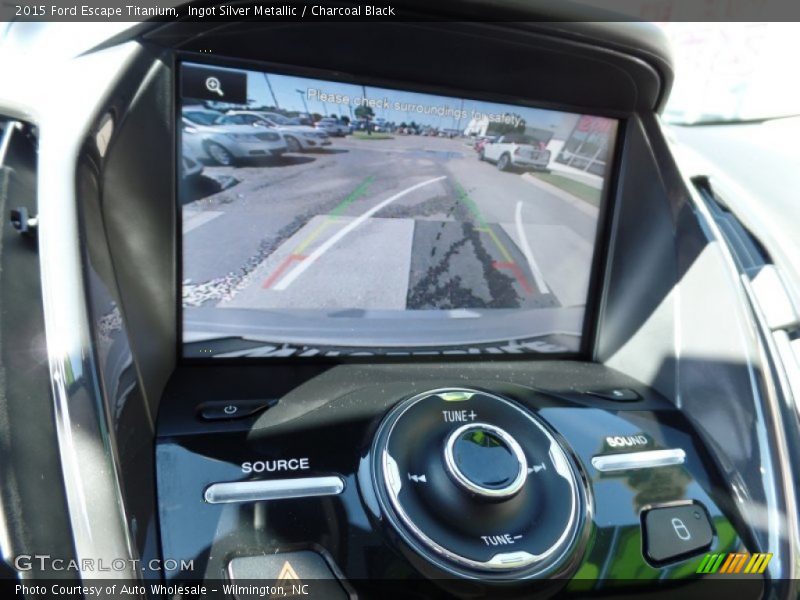 Ingot Silver Metallic / Charcoal Black 2015 Ford Escape Titanium