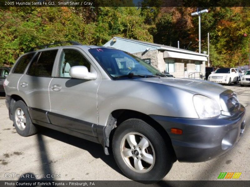 Smart Silver / Gray 2005 Hyundai Santa Fe GLS