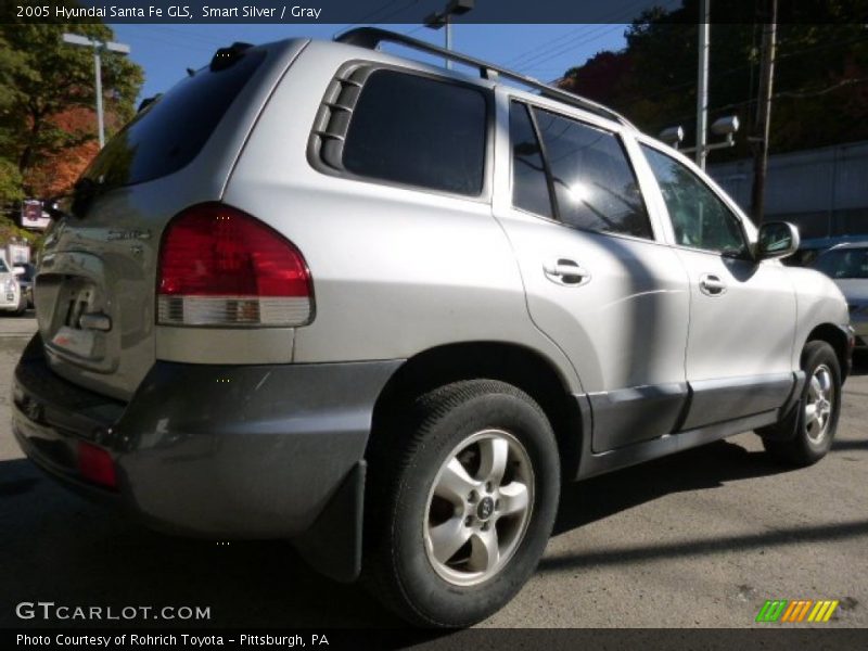 Smart Silver / Gray 2005 Hyundai Santa Fe GLS