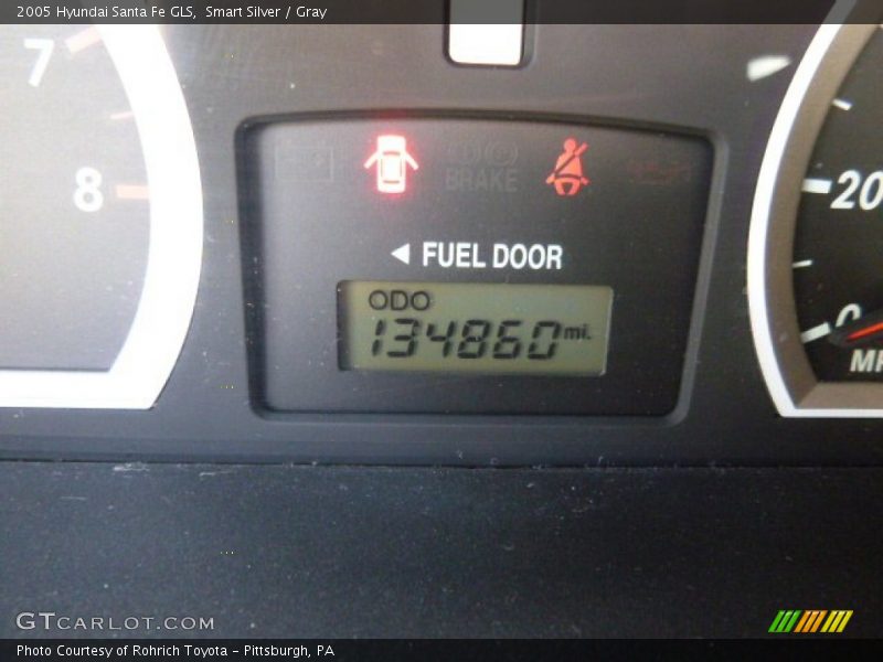 Smart Silver / Gray 2005 Hyundai Santa Fe GLS