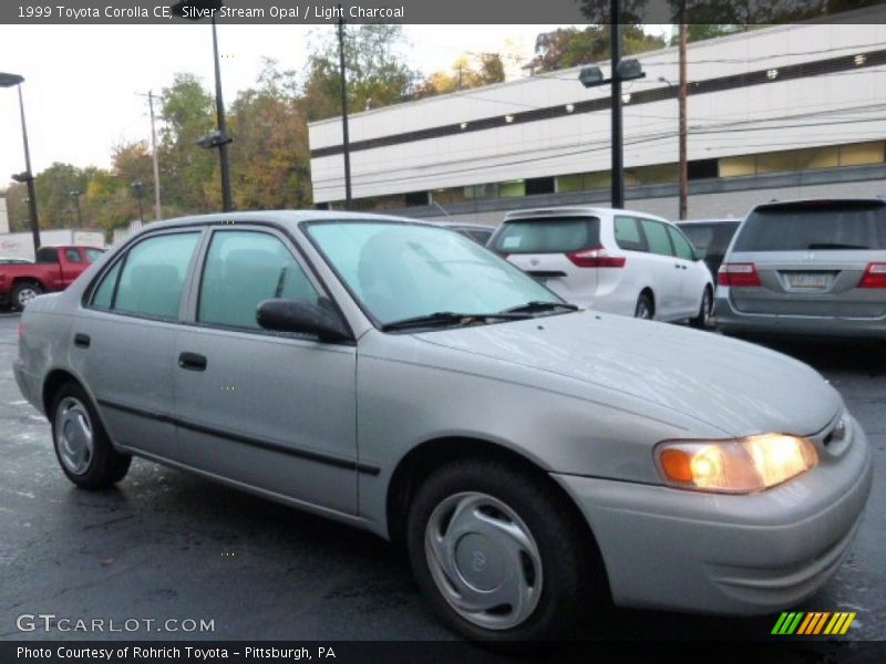 Silver Stream Opal / Light Charcoal 1999 Toyota Corolla CE