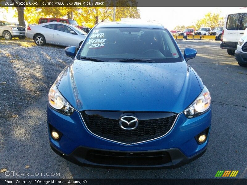 Sky Blue Mica / Black 2013 Mazda CX-5 Touring AWD