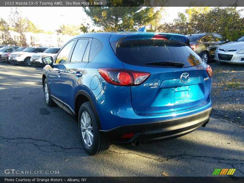 Sky Blue Mica / Black 2013 Mazda CX-5 Touring AWD