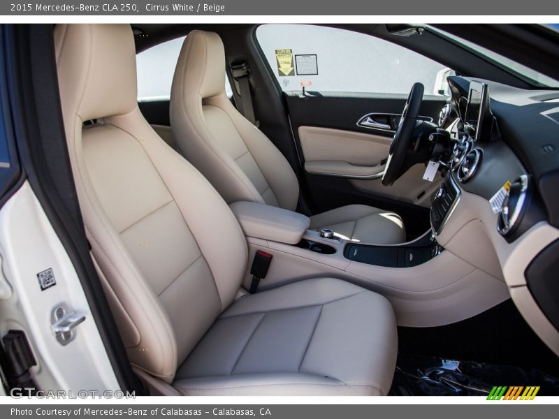 Cirrus White / Beige 2015 Mercedes-Benz CLA 250