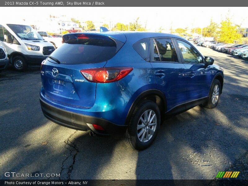 Sky Blue Mica / Black 2013 Mazda CX-5 Touring AWD
