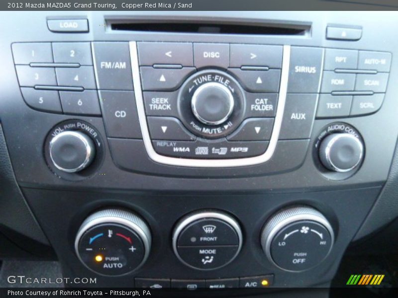 Copper Red Mica / Sand 2012 Mazda MAZDA5 Grand Touring