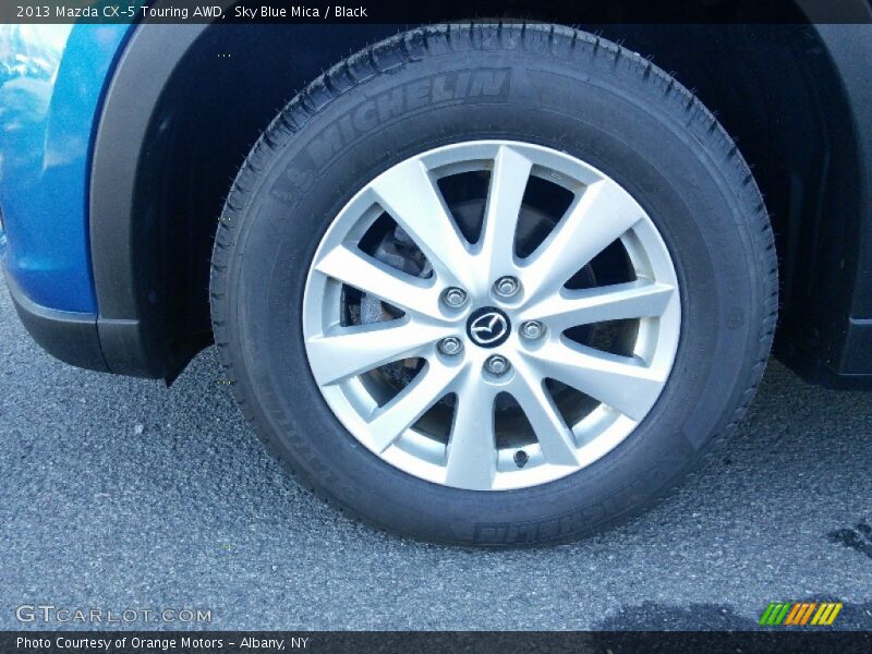 Sky Blue Mica / Black 2013 Mazda CX-5 Touring AWD