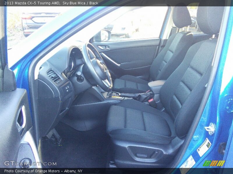 Sky Blue Mica / Black 2013 Mazda CX-5 Touring AWD