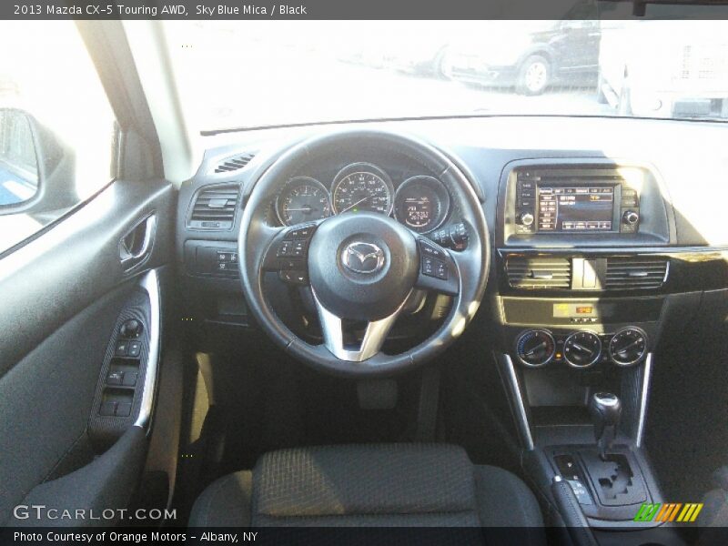 Sky Blue Mica / Black 2013 Mazda CX-5 Touring AWD