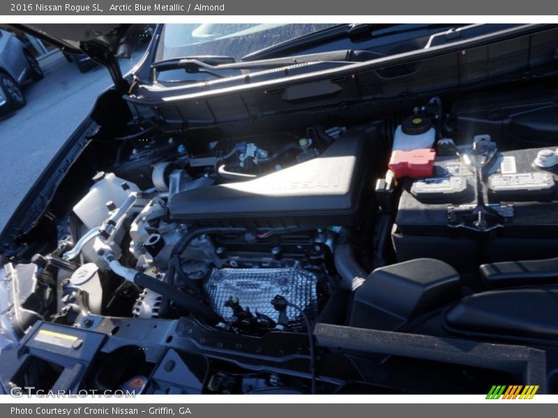 Arctic Blue Metallic / Almond 2016 Nissan Rogue SL