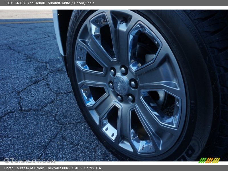 Summit White / Cocoa/Shale 2016 GMC Yukon Denali