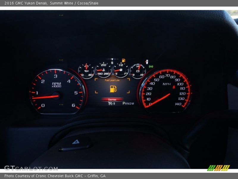 Summit White / Cocoa/Shale 2016 GMC Yukon Denali