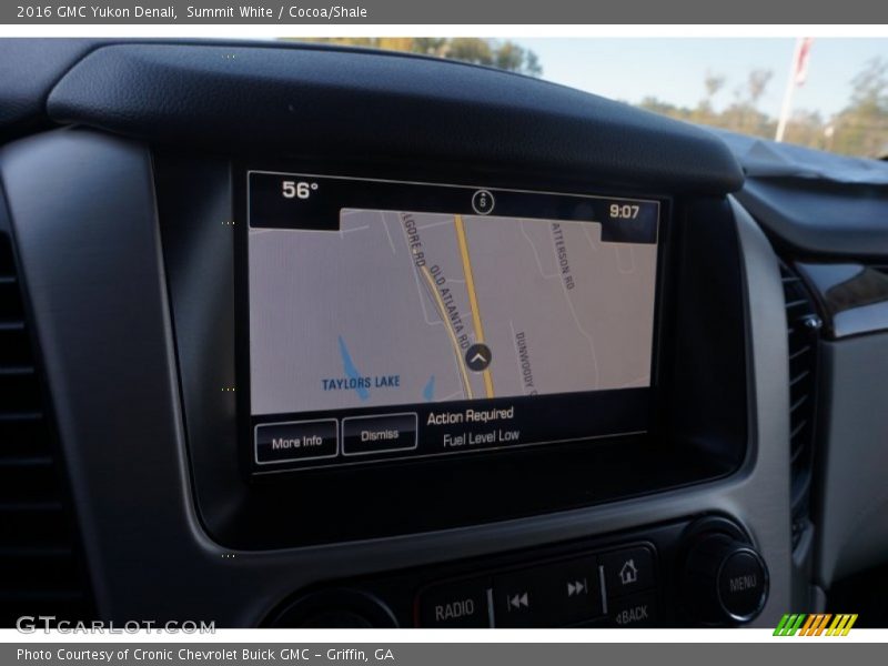 Summit White / Cocoa/Shale 2016 GMC Yukon Denali