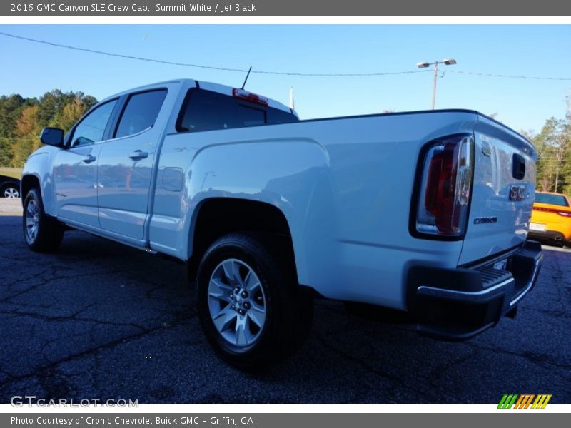 Summit White / Jet Black 2016 GMC Canyon SLE Crew Cab