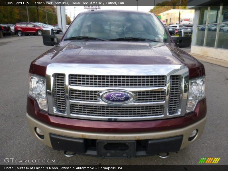 Royal Red Metallic / Camel/Tan 2009 Ford F150 Lariat SuperCrew 4x4