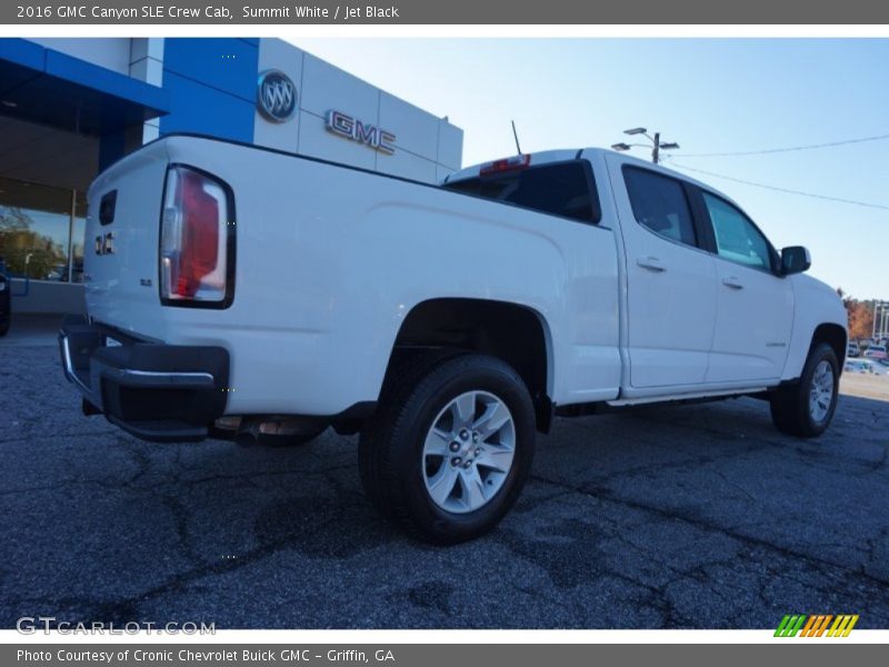 Summit White / Jet Black 2016 GMC Canyon SLE Crew Cab