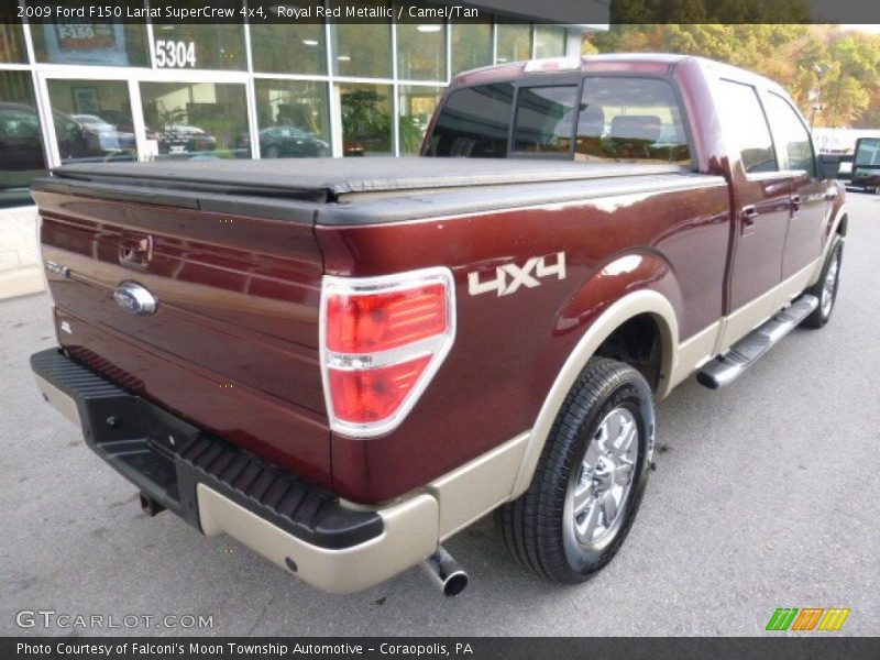 Royal Red Metallic / Camel/Tan 2009 Ford F150 Lariat SuperCrew 4x4