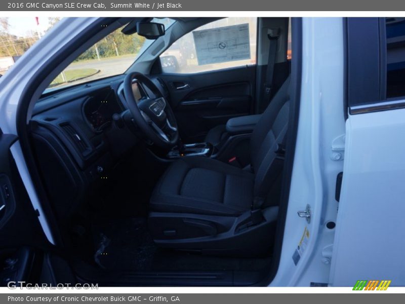 Summit White / Jet Black 2016 GMC Canyon SLE Crew Cab