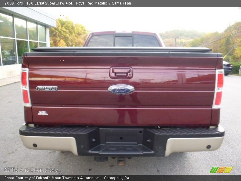 Royal Red Metallic / Camel/Tan 2009 Ford F150 Lariat SuperCrew 4x4