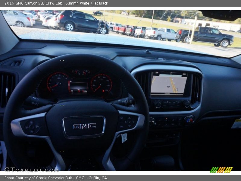 Summit White / Jet Black 2016 GMC Canyon SLE Crew Cab