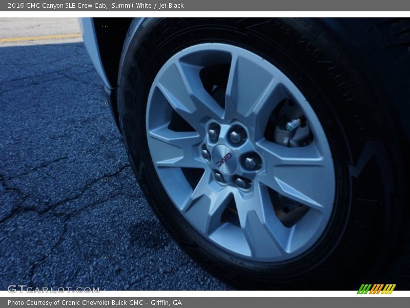 Summit White / Jet Black 2016 GMC Canyon SLE Crew Cab