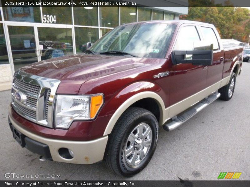 Royal Red Metallic / Camel/Tan 2009 Ford F150 Lariat SuperCrew 4x4