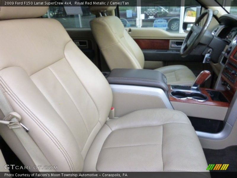 Royal Red Metallic / Camel/Tan 2009 Ford F150 Lariat SuperCrew 4x4