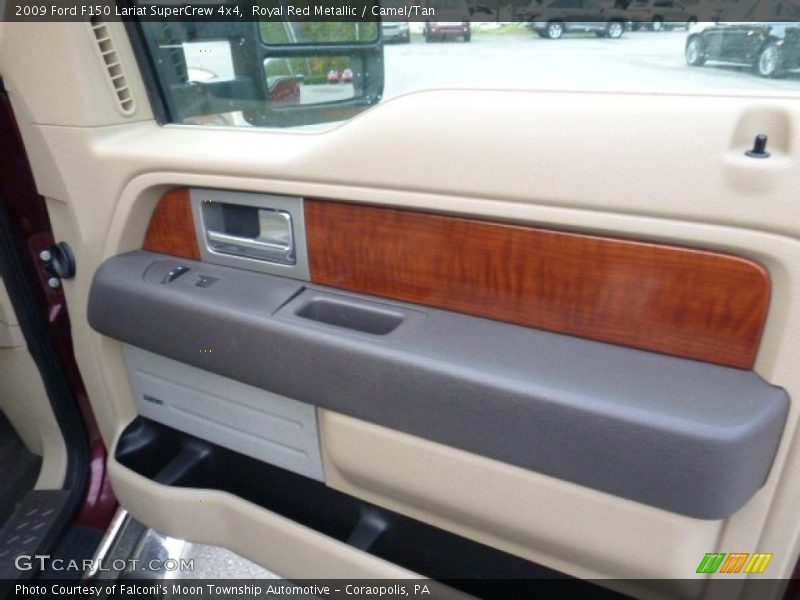 Royal Red Metallic / Camel/Tan 2009 Ford F150 Lariat SuperCrew 4x4