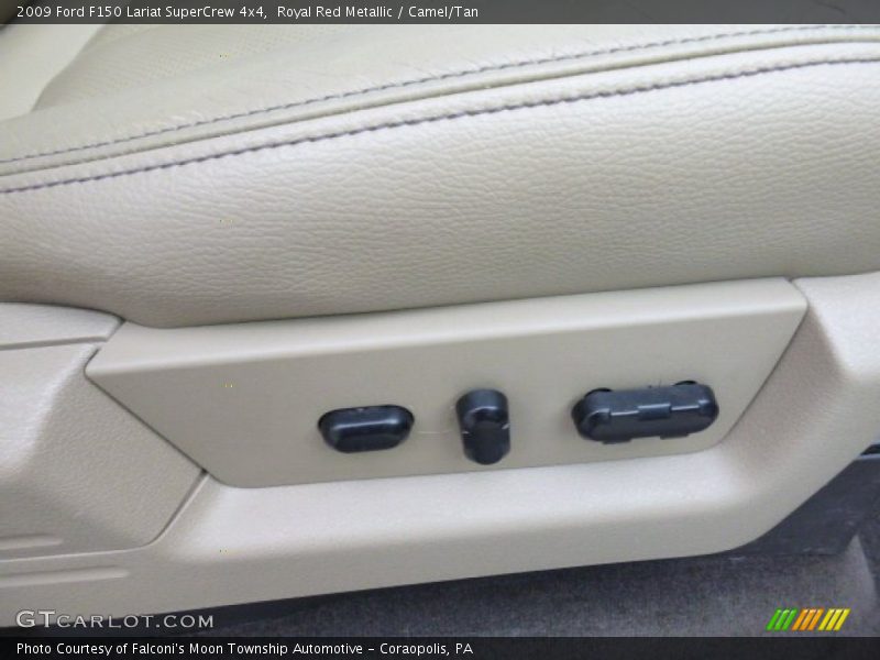 Royal Red Metallic / Camel/Tan 2009 Ford F150 Lariat SuperCrew 4x4