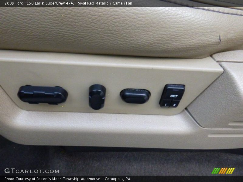 Royal Red Metallic / Camel/Tan 2009 Ford F150 Lariat SuperCrew 4x4