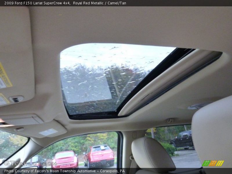 Royal Red Metallic / Camel/Tan 2009 Ford F150 Lariat SuperCrew 4x4