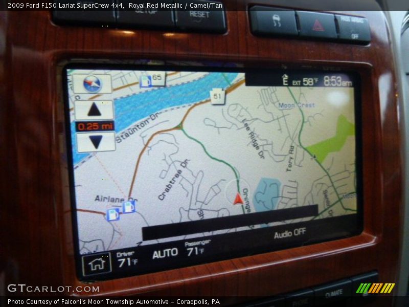 Royal Red Metallic / Camel/Tan 2009 Ford F150 Lariat SuperCrew 4x4