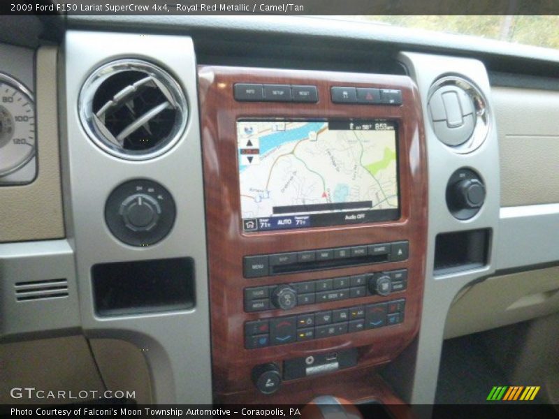 Royal Red Metallic / Camel/Tan 2009 Ford F150 Lariat SuperCrew 4x4