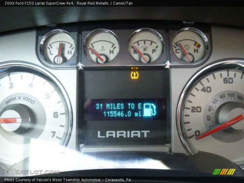 Royal Red Metallic / Camel/Tan 2009 Ford F150 Lariat SuperCrew 4x4