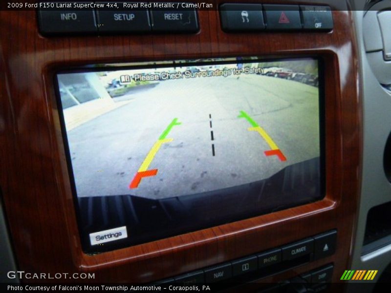 Royal Red Metallic / Camel/Tan 2009 Ford F150 Lariat SuperCrew 4x4