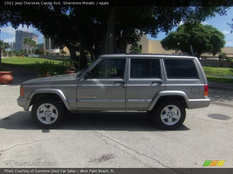 Silverstone Metallic / Agate 2001 Jeep Cherokee Classic 4x4