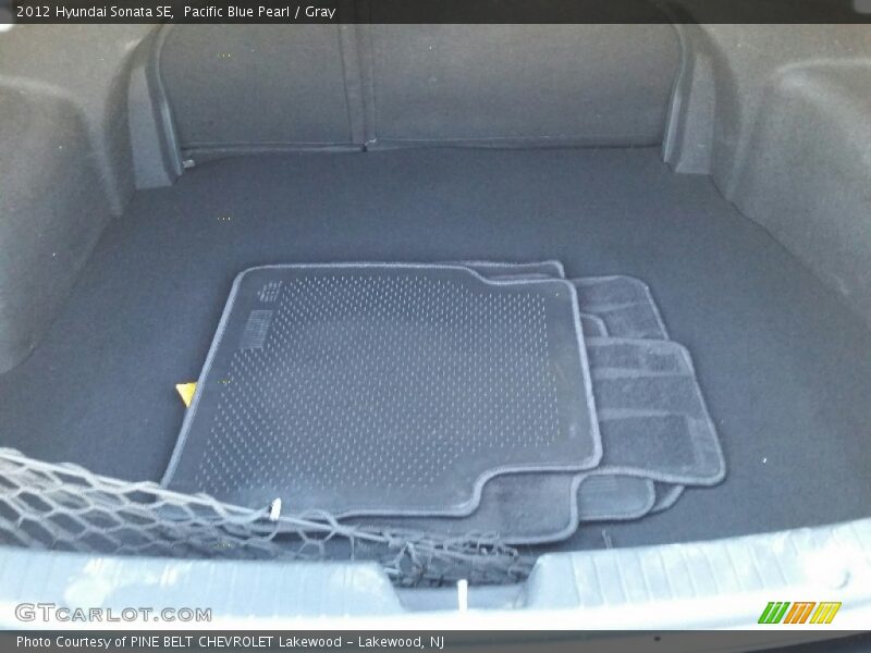 Pacific Blue Pearl / Gray 2012 Hyundai Sonata SE
