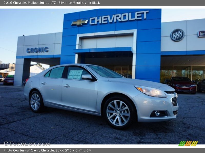 Silver Ice Metallic / Jet Black 2016 Chevrolet Malibu Limited LTZ