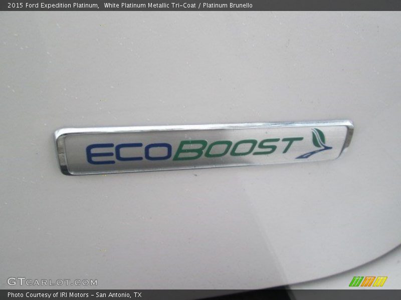 White Platinum Metallic Tri-Coat / Platinum Brunello 2015 Ford Expedition Platinum