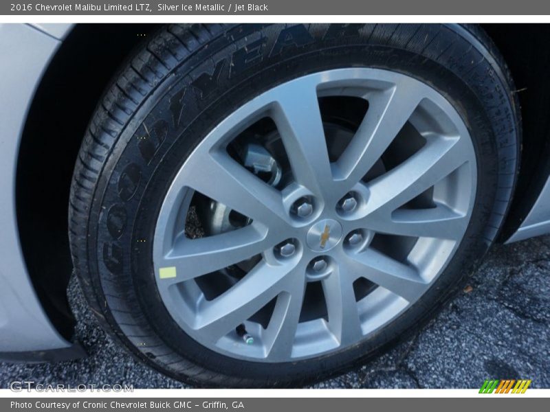 Silver Ice Metallic / Jet Black 2016 Chevrolet Malibu Limited LTZ