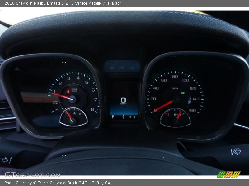 Silver Ice Metallic / Jet Black 2016 Chevrolet Malibu Limited LTZ