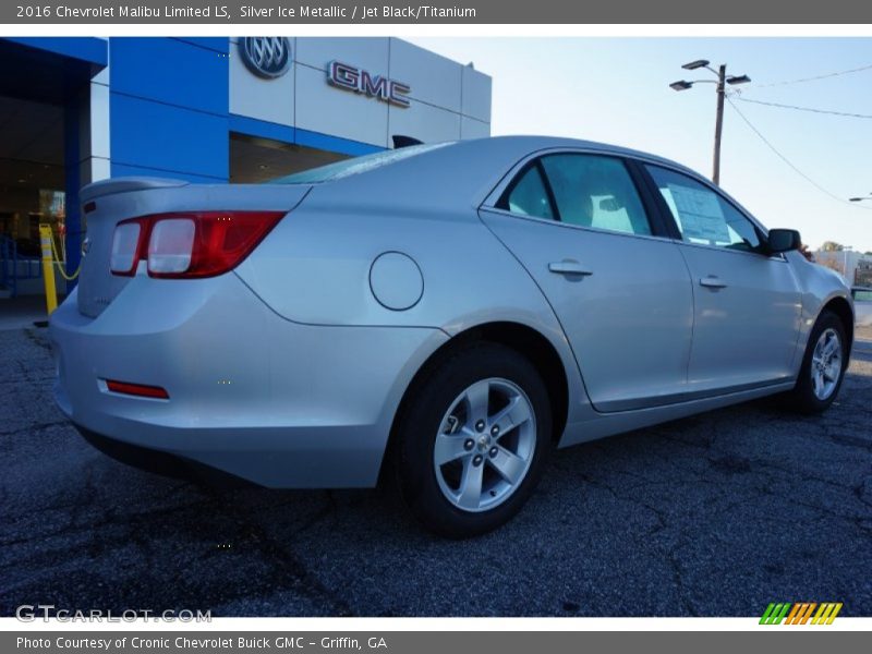 Silver Ice Metallic / Jet Black/Titanium 2016 Chevrolet Malibu Limited LS