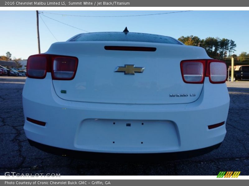 Summit White / Jet Black/Titanium 2016 Chevrolet Malibu Limited LS