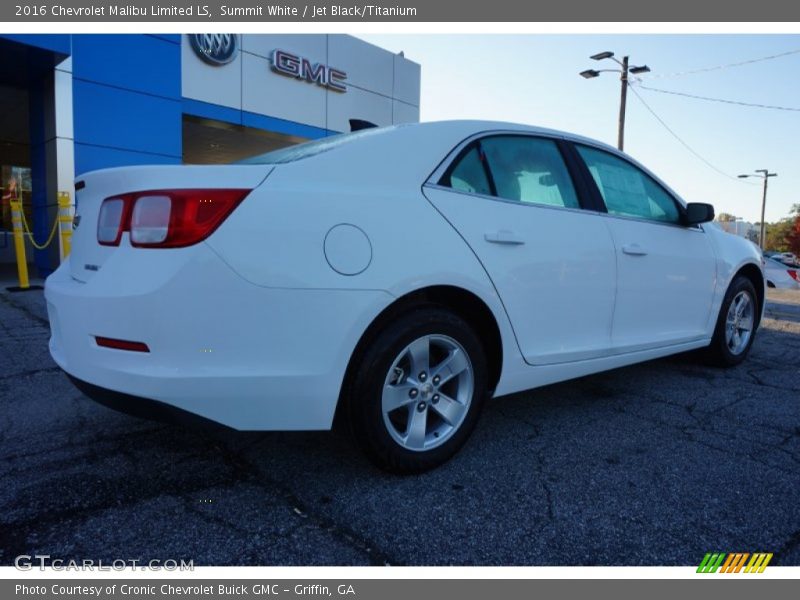 Summit White / Jet Black/Titanium 2016 Chevrolet Malibu Limited LS