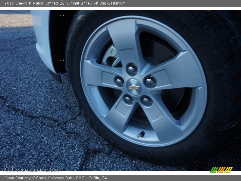 Summit White / Jet Black/Titanium 2016 Chevrolet Malibu Limited LS