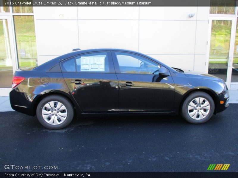 Black Granite Metallic / Jet Black/Medium Titanium 2016 Chevrolet Cruze Limited LS