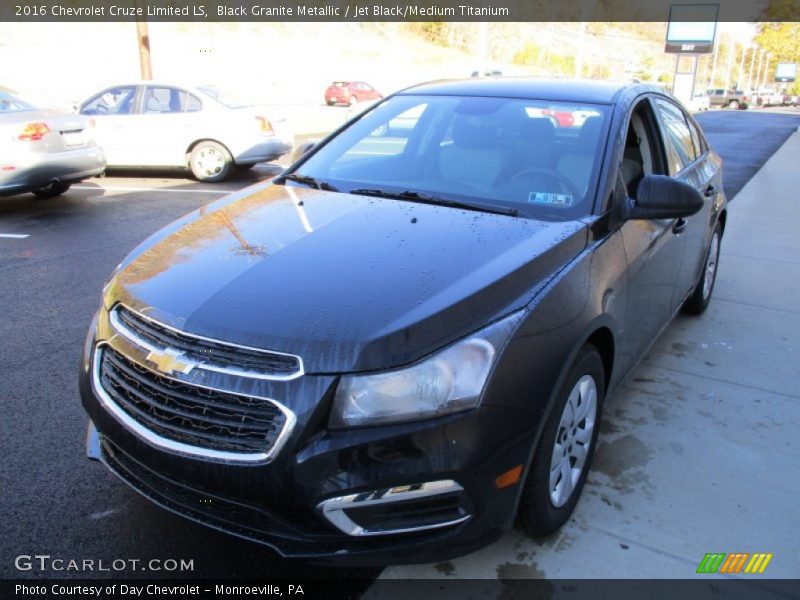 Black Granite Metallic / Jet Black/Medium Titanium 2016 Chevrolet Cruze Limited LS