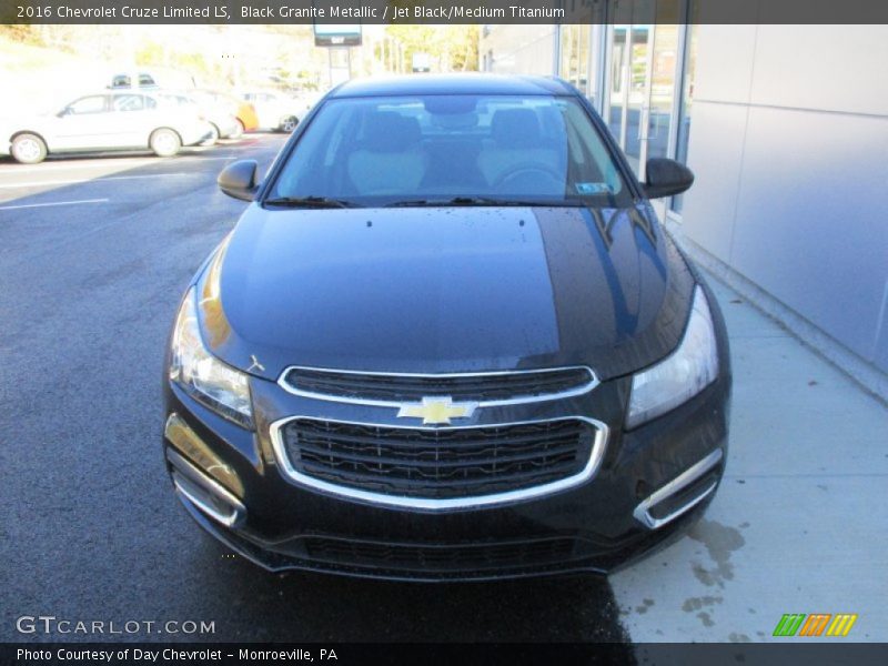 Black Granite Metallic / Jet Black/Medium Titanium 2016 Chevrolet Cruze Limited LS