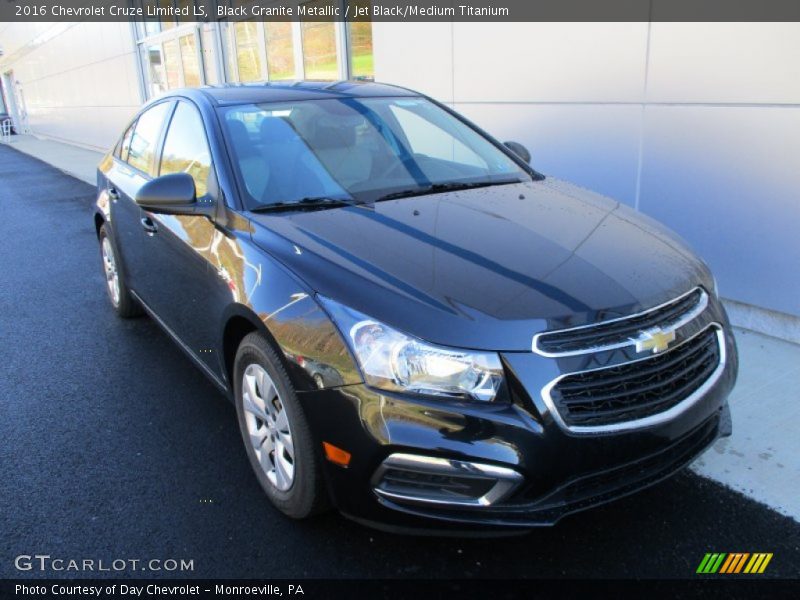 Black Granite Metallic / Jet Black/Medium Titanium 2016 Chevrolet Cruze Limited LS